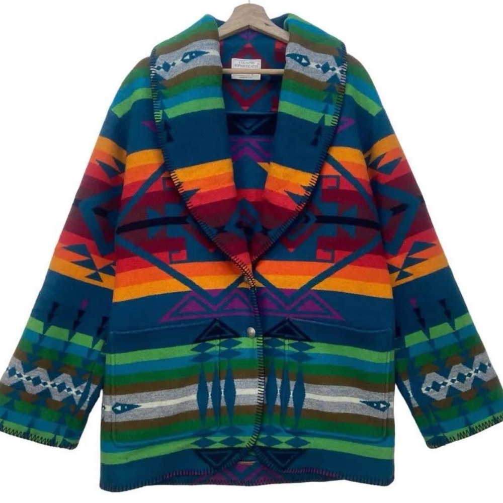 Pendleton Multicolor Patterned Jacket - image 1